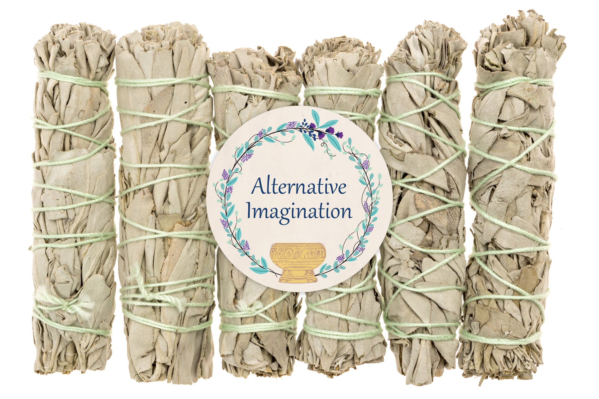 Premium California White Sage 4 Inch Smudge Sticks - 3 Pack For Home Cleansing, Fragrance, Meditation, Smudging Rituals. Packaged with Care in the USA