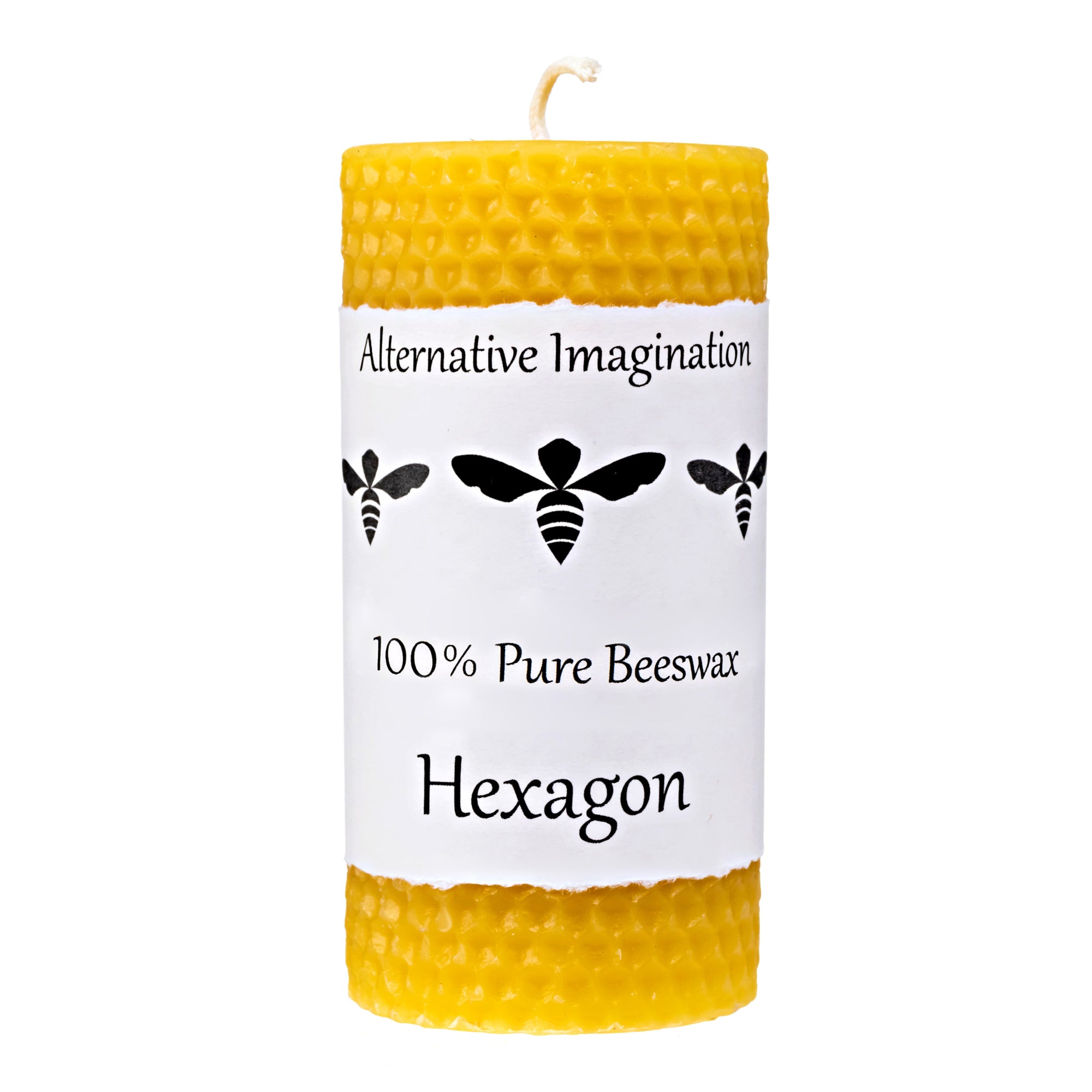Hexagon Beeswax Candle
