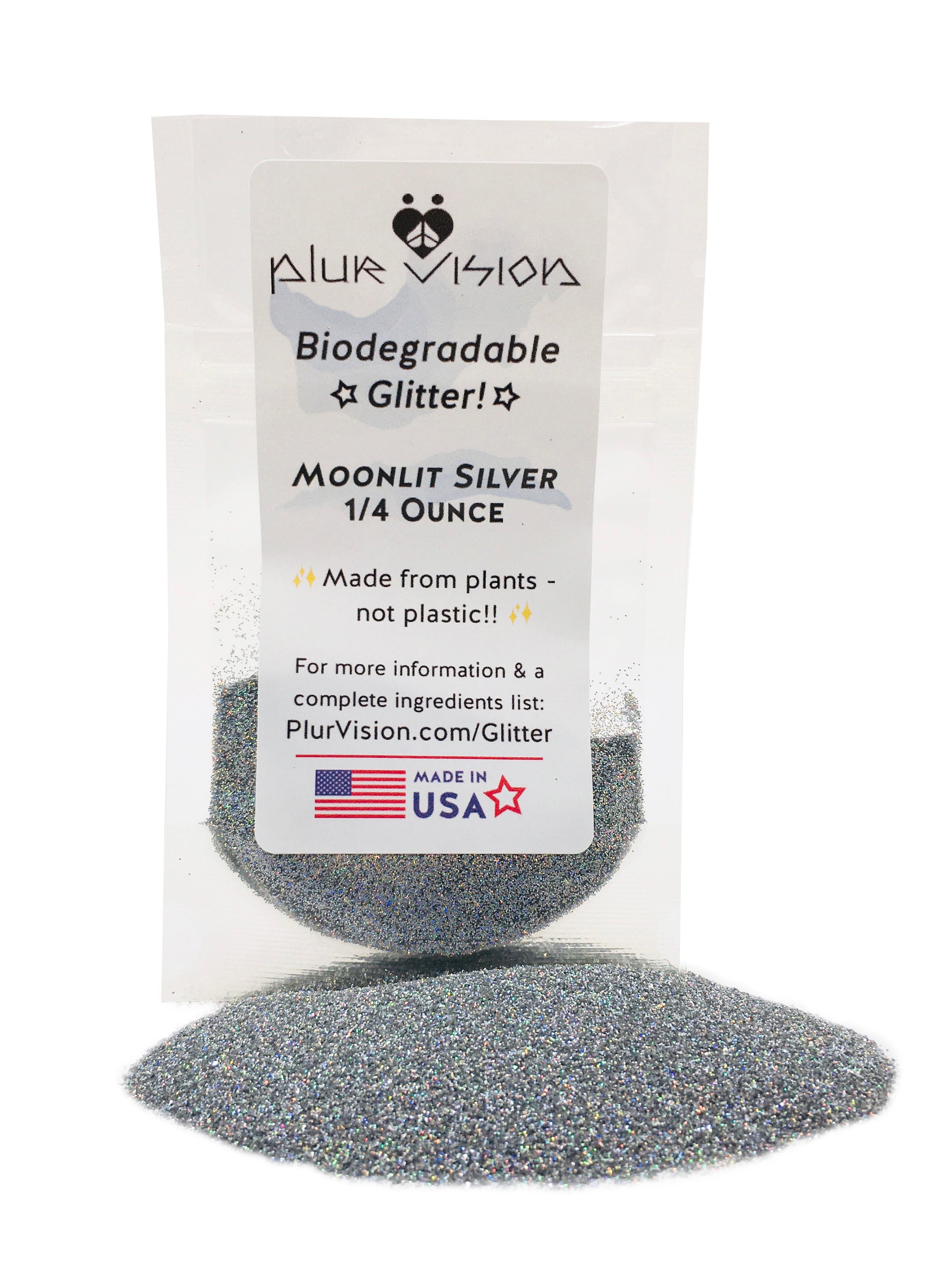 ✨ Moonlit Silver Biodegradable Glitter! ✨